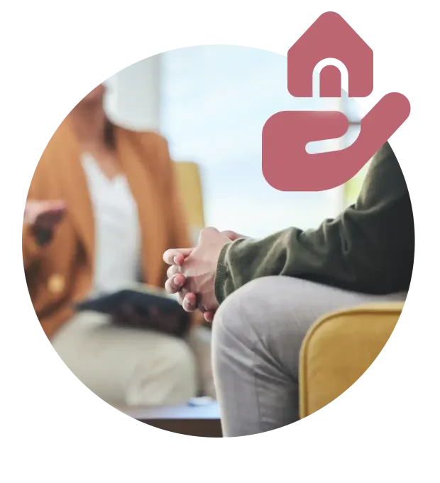 BFP-Betreutes-Wohnen-Grafik-Gespraech-Hand-Home-icon-Puder